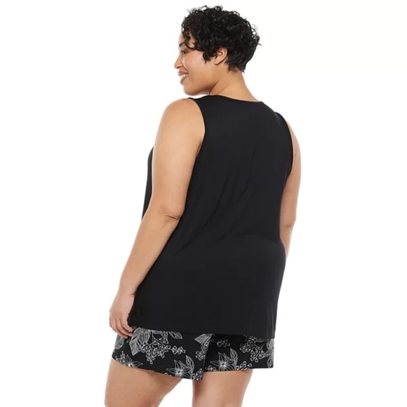 LAST ONE AVAILABLE!! - New Croft & Barrow Women's Sleeveless Pajamas Set Size 3X - Picture 3 of 13